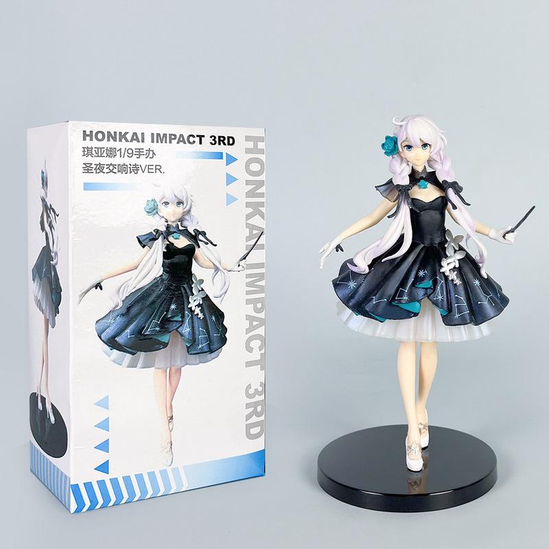 Honkai Impact 3rd Kiana Figure Symphony Of Holy Night Ver 1/9 Scale Beautiful Anime Girl Game Collectible Model For Anime Fans
