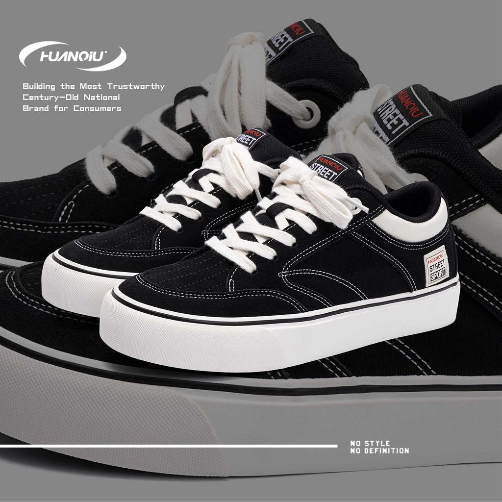 Глобальные черные классические парусиновые туфли, подходящие по цвету, весенний дизайн, чувство универсальности, толстая подошва, увеличивающая высоту доски, туфли ZHQ-XA222