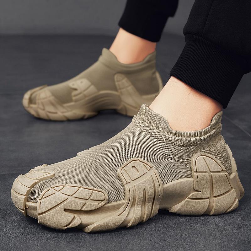 Летающие носки обувь мужская повседневная спортивная меха прилив обувь для студентов подростков 2024 новый летний тренд мужской обуви