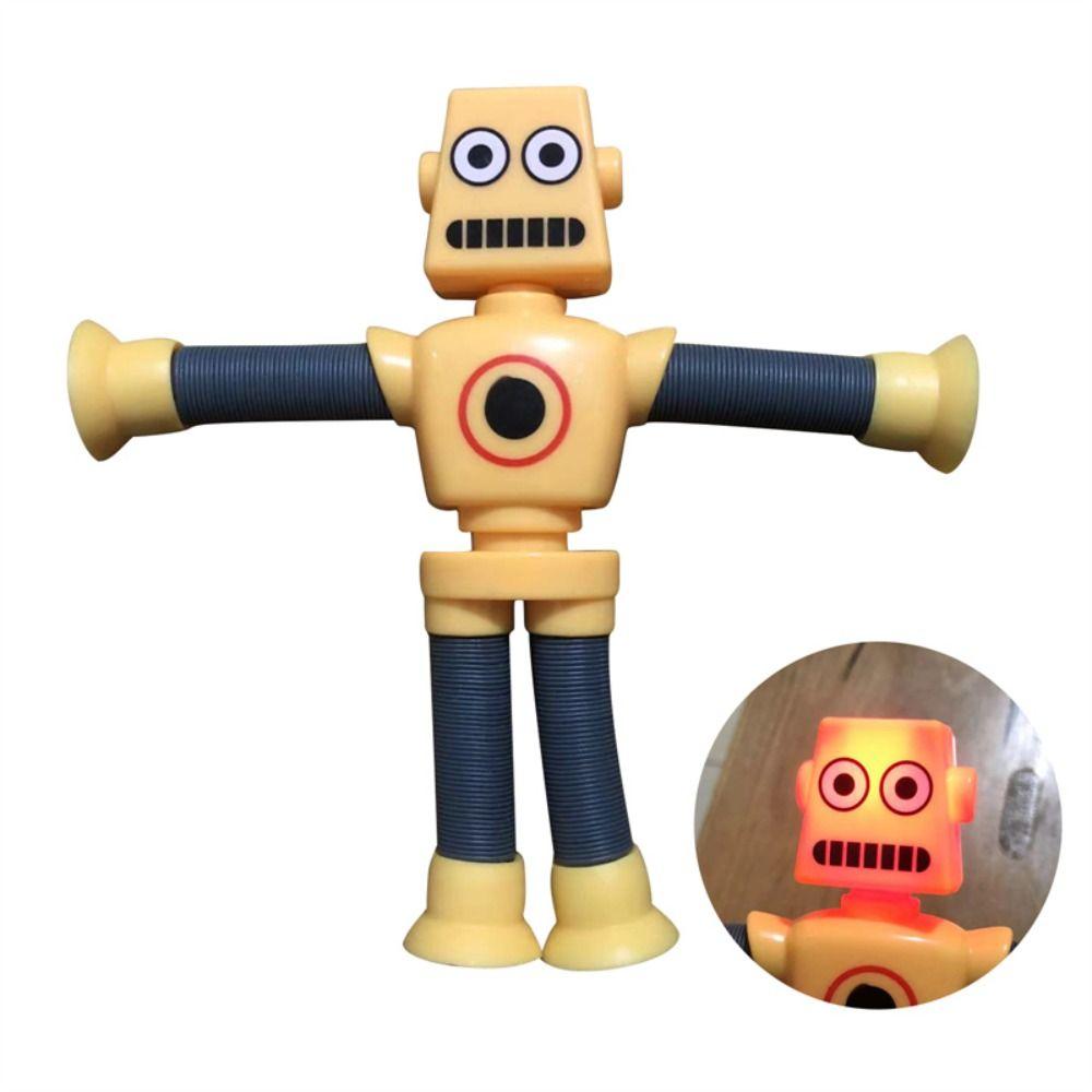 Робот с подвижными суставами Montessori, Сенсорная игрушка Pop Tubes, Игрушки-антистресс, Телескопическая присоска