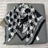 New Autumn and Winter Camellia High-end Scarf Fashionable Versatile Decorative Warm Square Scarf Air-conditioned Room Shawl