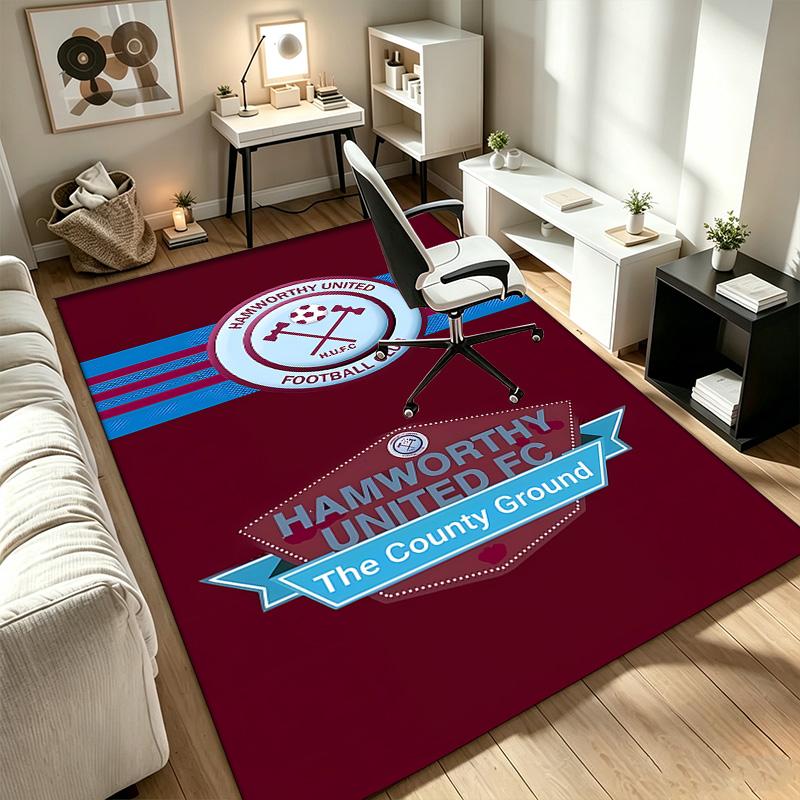 West Ham A rug suitable for office chair areas living rooms and computer desks perfect for home offices and an ideal holiday gift