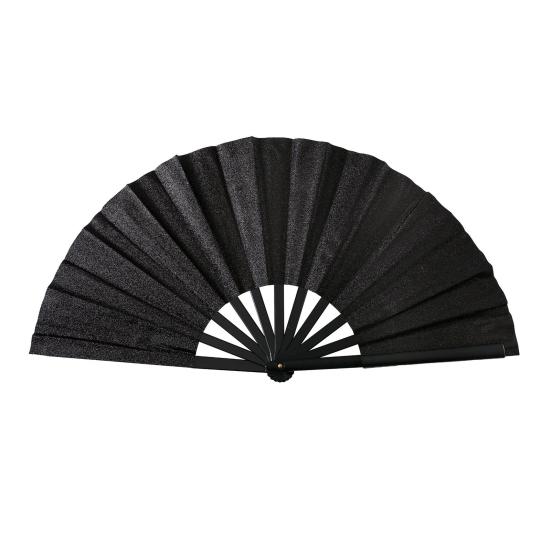 Yousheng Glitter Kung Fu Folding Fan Dance Performance Handheld Fan Portable Lightweight Summer Cooling Fan Decoration Party Accessories