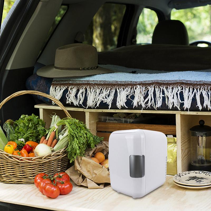 12 В двойного назначения мини-холодильник 4 л охлаждение нагревание автомобильный холодильник портативный летний уличный кемпинговый холодильник аксессуары для автомобиля
