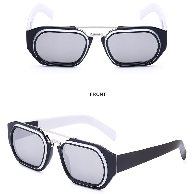 Женские солнцезащитные очки с защитой от солнца, защита от ультрафиолета, модные ретро-квадратные солнцезащитные очки с двойным лучом, мужские очки для вождения, уличной стрельбы