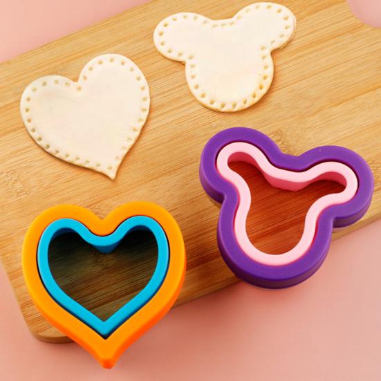 Форма для сэндвичей в форме милого сердца, звезды, круглого динозавра, для выпечки печенья, инструмента для резки тостов, запечатывания арахиса/масла/желе