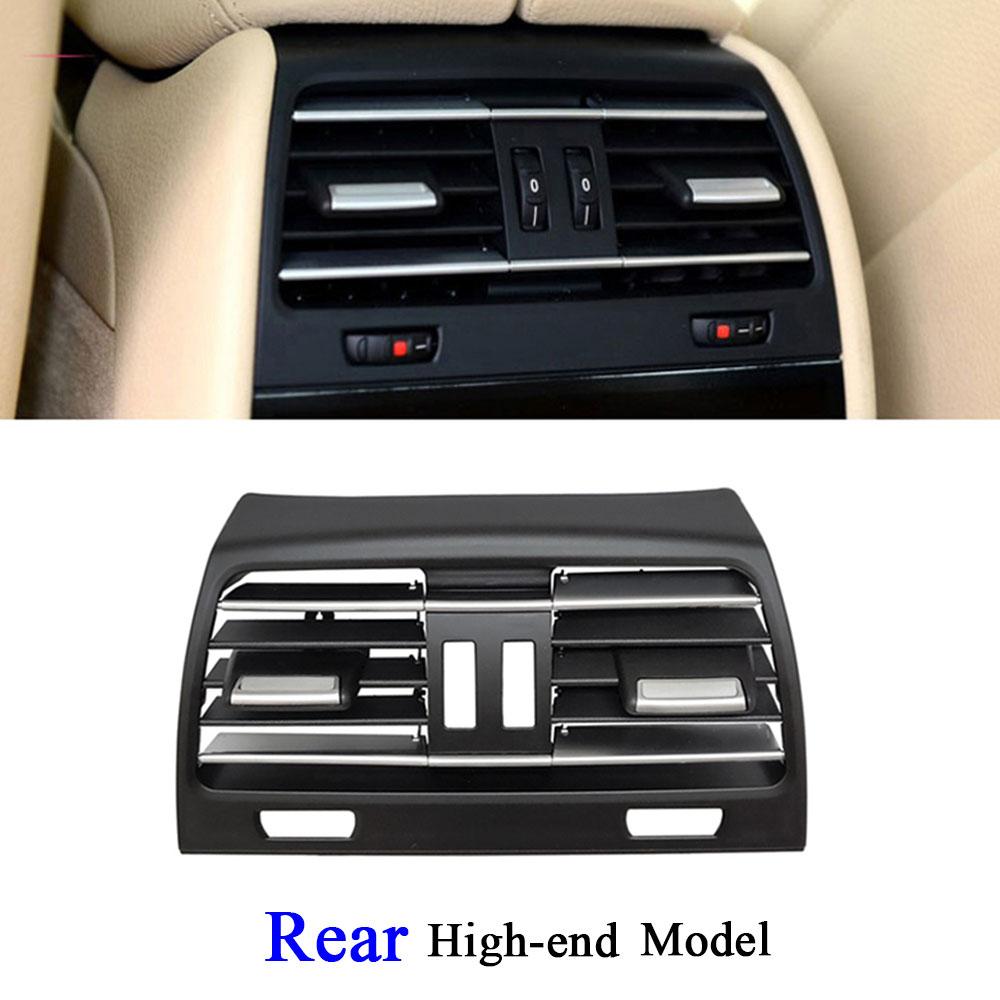 Хромированная передняя центральная левая/правая решетка воздухозаборника, крышка выпускного отверстия, средняя задняя панель воздухозаборника для BMW 7 серии F01 F02 730 735 745 750