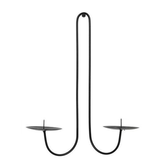 Подсвечник из железа, настенный подсвечник в стиле весов, подвесной подсвечник для гостиной, столовой и камина