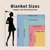 Corner Creature Cartoon Anime Moisture Absorbing Heating Flannel Blanket Student Dormitory Rest Blanket