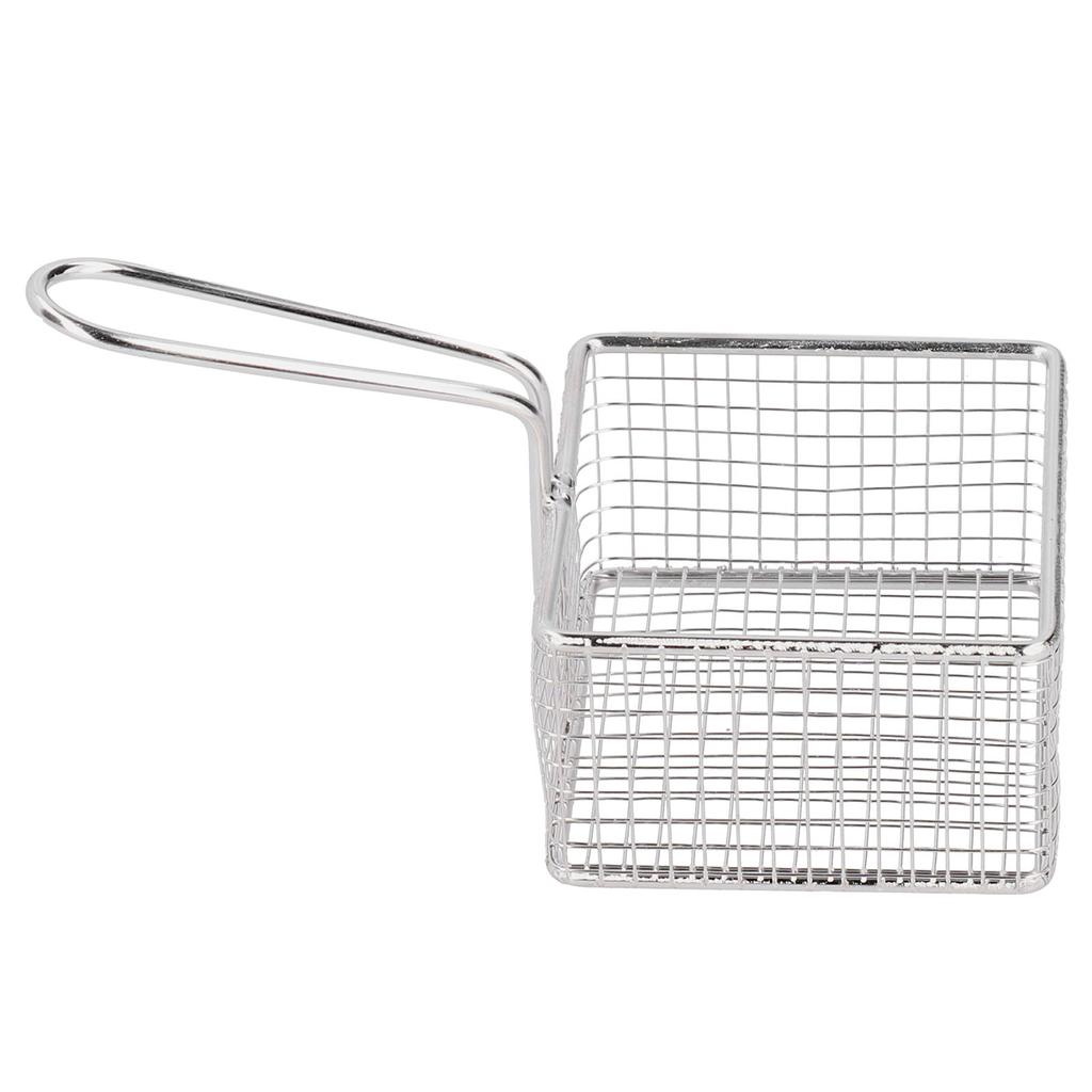 Food Fryer Basket Stainless Steel French Fries Filter Net Colander Strainer Kitchen Utensils