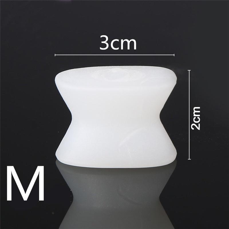 1 пара многоразовых силиконовых гелевых разделителей для пальцев ног, спейсеры, предотвращают и лечат вальгусную деформацию