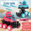 Children's Inertial Off-Road Tank Toy: Collision, Transformation, and Shell-Firing Action