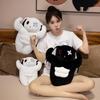 Креативная плюшевая игрушка Темный Мускулистый Кролик, Кукла-Зайчик, Детская Успокаивающая Тряпичная Кукла, Подарок на Хэллоуин