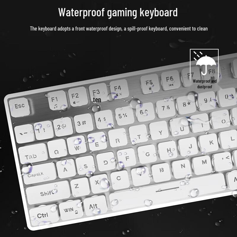EWEADN X7S Перезаряжаемая Беспроводная Офисная Игровая Клавиатура и Мышь Комбо
