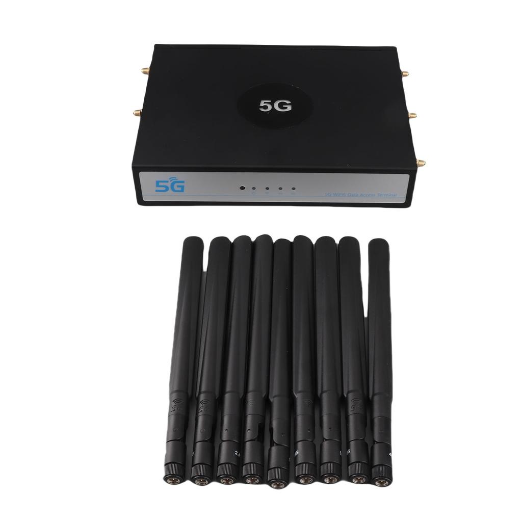 Dual Band WiFi 6 CPE Router 4.67Gbps NR NSA SA 5G Cellular Wireless Router with SIM Card Slot WAN LAN Port UK Plug