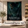Tapestry Custom Name Text, Wall Hanging Tapestry Home Room DecorResident Evil