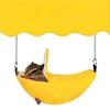 Novel Banana Shape Nest Plush Cotton Hamster Warm House Hammock Mouse Living Room Hanging Tree Bed Guinea Pig Resting Hammock