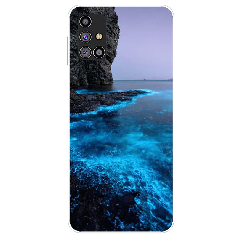 Чехол для телефона Samsung M31s Мягкий силиконовый чехол TPU для Samsung Galaxy M31s Чехол M31 SM 31S GalaxyM31 Бампер Coque