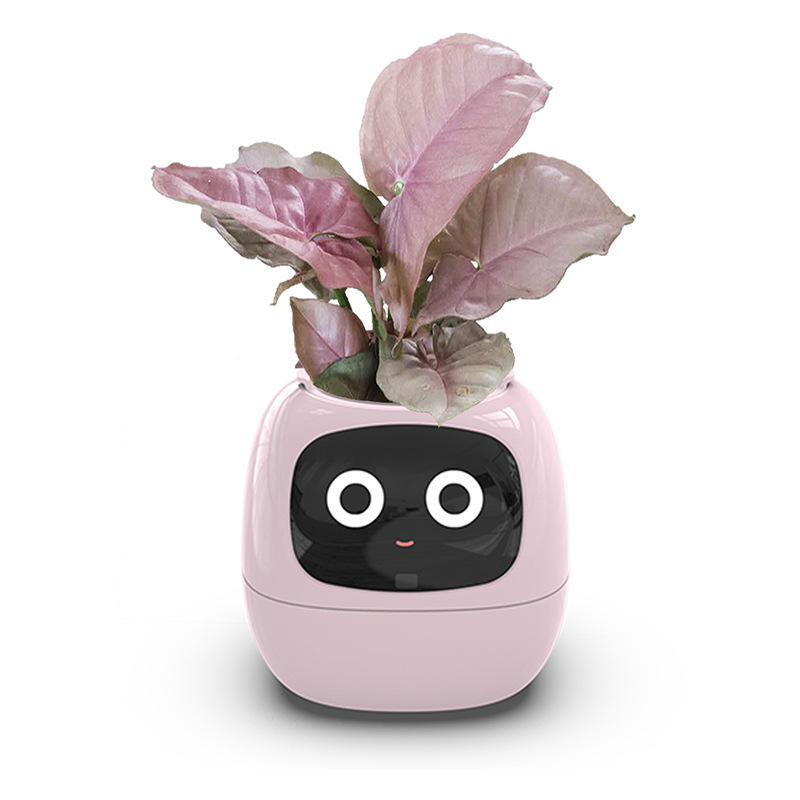OLED Display 7 Sensors Expression Interactive AI Smart Plant Pot Electronic Pet