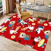 1PC Dogs Surfboards Non-Slip Floor Carpet Compatible for Office&Living Room&Bedroom&Dining room - Flat-Weave Machine-O337