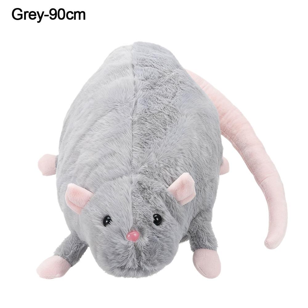 Plush Flower Branch Rat Doll Cartoon Animal Figure Cute Mouse Doll Kids Gift Birthday
