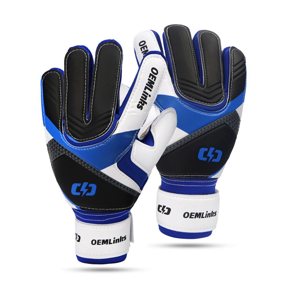 Профессиональные футбольные вратарские перчатки, высокоэффективные противоскользящие футбольные вратарские перчатки, латексные утолщенные перчатки для детей и взрослых