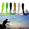 50Pcs Fishing Lures Soft Fishing Lures Soft Twister Tail Swimbaits Lures Twister Tail Swimbaits Soft Artificial Lures