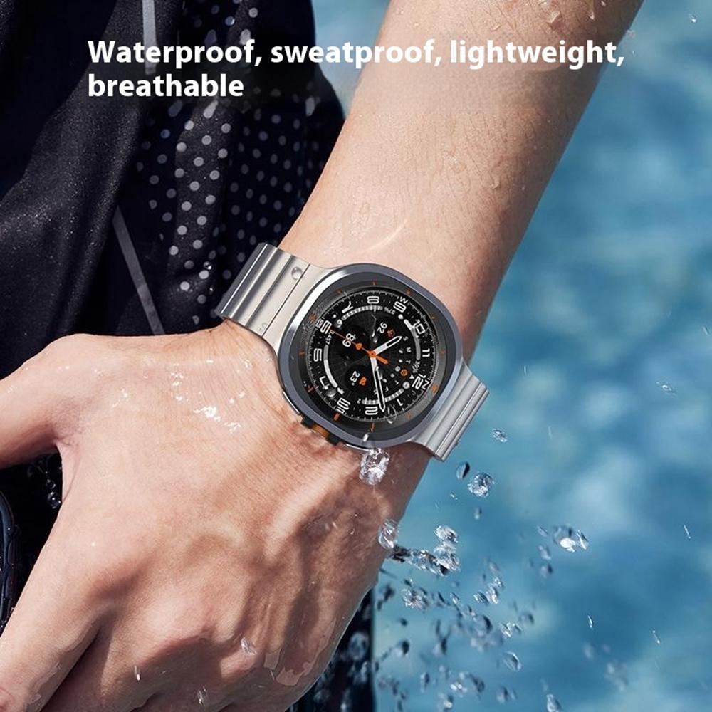 Ремешок для Samsung Galaxy Watch8 44мм/40мм/Watch8 Classic 46мм Титановый ремешок для часов из 1 звена