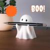 Ghost Pen Holder Cute Funny Pen Holder Halloween Decor Creative Gift Desktop Organizer For Office Home Decoration Ornaments