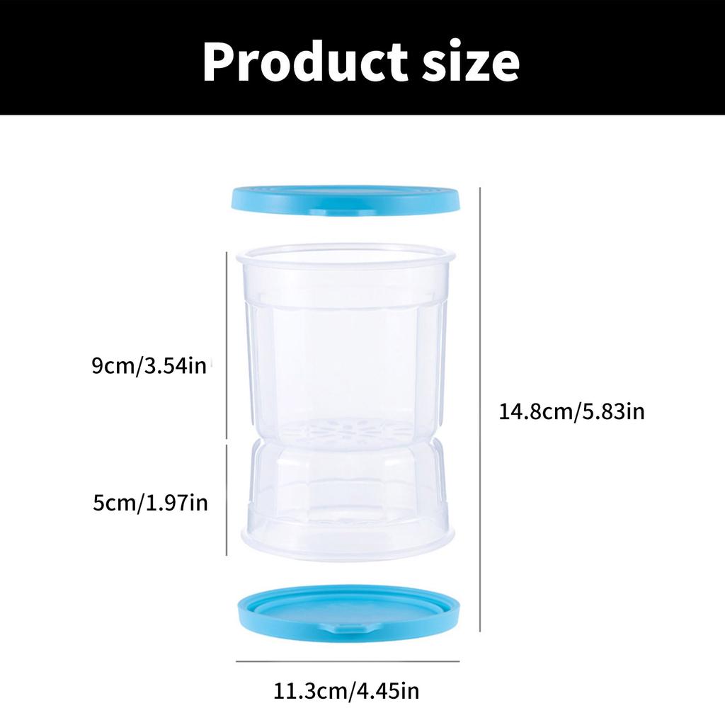 Герметичный стеклянный контейнер для оливок с дизайном в виде песочных часов, безопасная банка для маринования в холодильнике со съемным ситечком