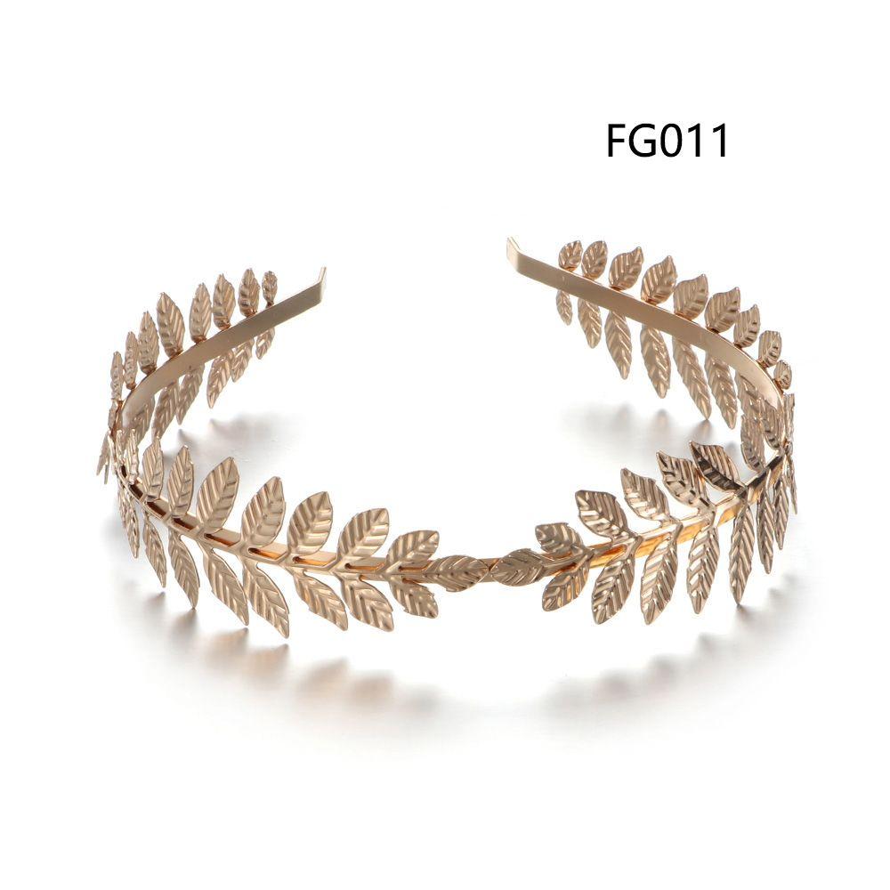 Украшения для волос Головной убор Короны Обруч для волос Листья Резинки для волос Свадебные аксессуары для волос Повязки на голову для невесты