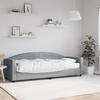 VidaXL Daybed with Mattress Light Grey 80x200 Cm Fabric 3197165