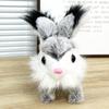 Детская электрическая плюшевая игрушка Имитация домашнего животного Плюшевая кукла Кролик Будет ходить Будет звать Потрясти ушами Милый кролик Малыш Игрушка для обучения ползанию
