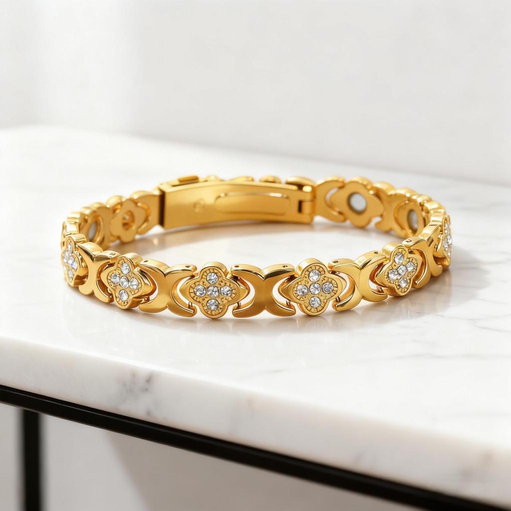 Мужской винтажный браслет из магнитного сплава в европейском и американском стиле