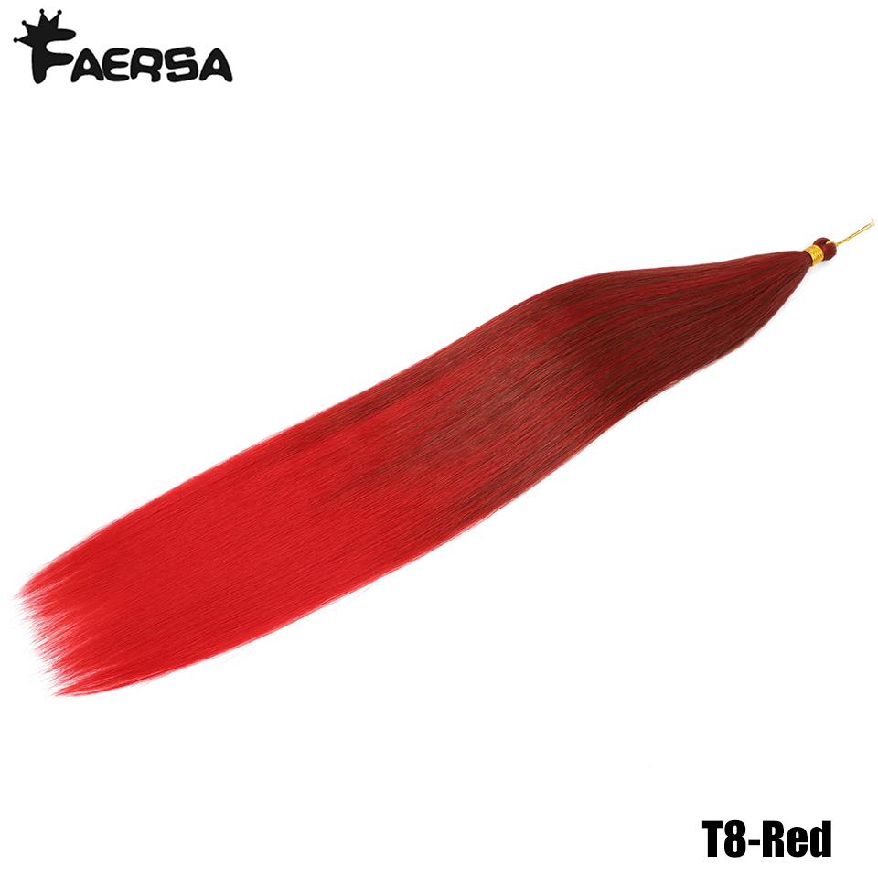 Ariel Straight PonyTail Synthetic Hair 30 Inch Bundles Crochet Braids Ombre Brown Crochet Brading Hair Extensions for Women