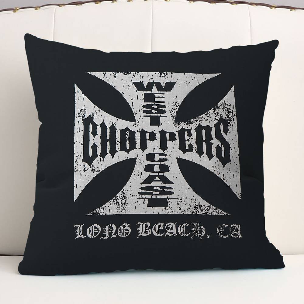 West C-Coast C-Choppers Pillow Cover For Bedroom Room And Living Room Sofa Decorative Cushion Cover