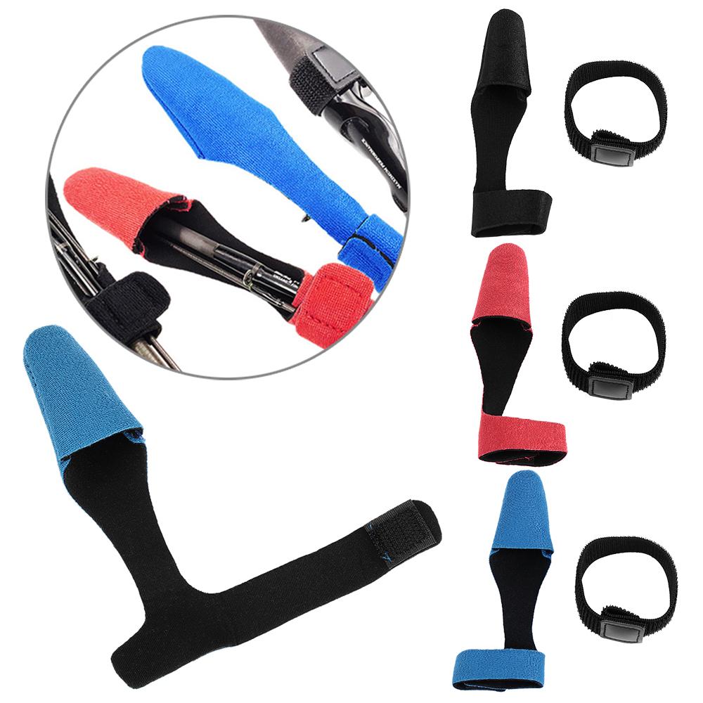 3 Colors Reusable Truss Cane Bandage Fishing Rod Tie Fastener Straps Tip Cover