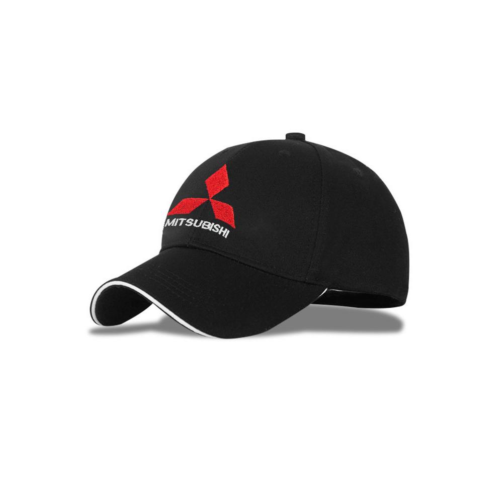 uldf10 1/2Pcs Outdoor Sports Visor Caps Embroidery Baseball Cap For Mitsubishi Pajero Outlander XL Montero Lancer Triton l200 ASX