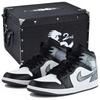 Jordan Air Jordan 1 Mid Винтажные Баскетбольные Кроссовки Унисекс Черно-Белые DQ8426-001(Team679-S-BOX)
