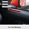For 2015-2025 Ford Mustang ABS Red Interior Side Door Air Vent Outlet Trim Cover