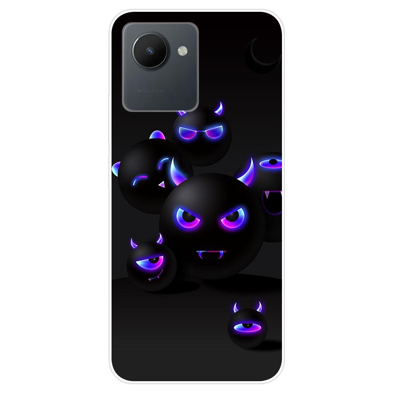 Для Realme C30S C 30S RealmeC30S чехол Мягкая силиконовая задняя крышка Чехол для телефона с рисунком из мультфильма Разнообразие