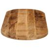 Vidaxl Blat Stołu, 120X60X3,8 Cm, Owalny, Lite Surowe Drewno Mango