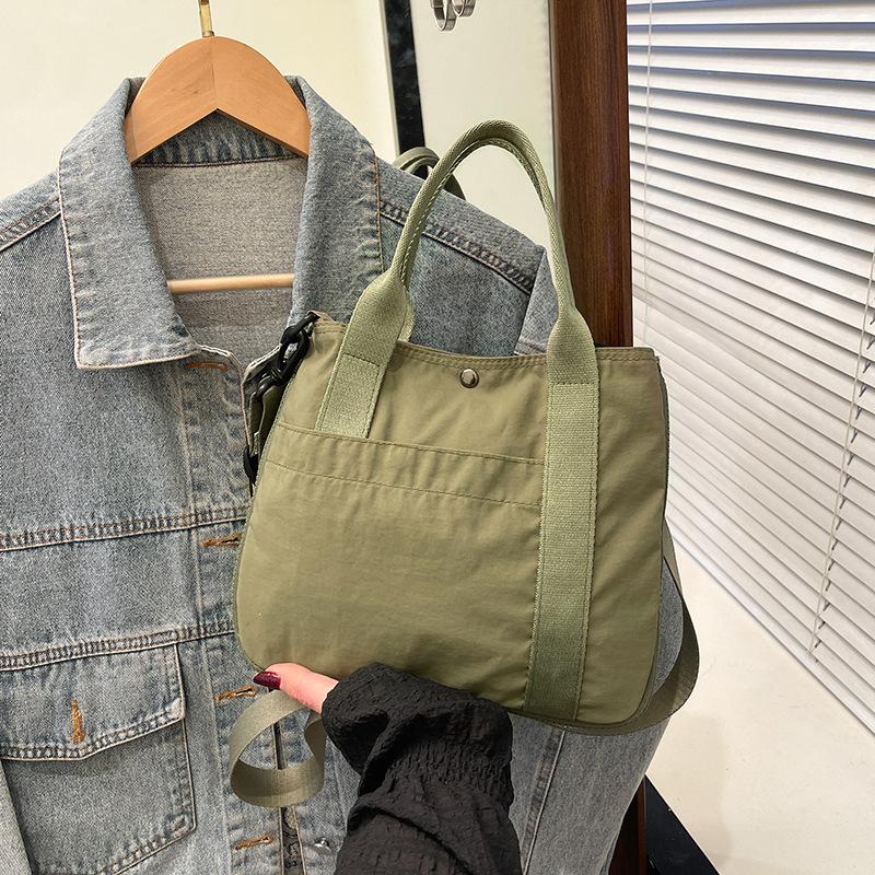 Повседневная сумка большой вместимости, женская новая универсальная и легкая наплечная сумка-мессенджер, простая сумка-тоут для поездок на работу