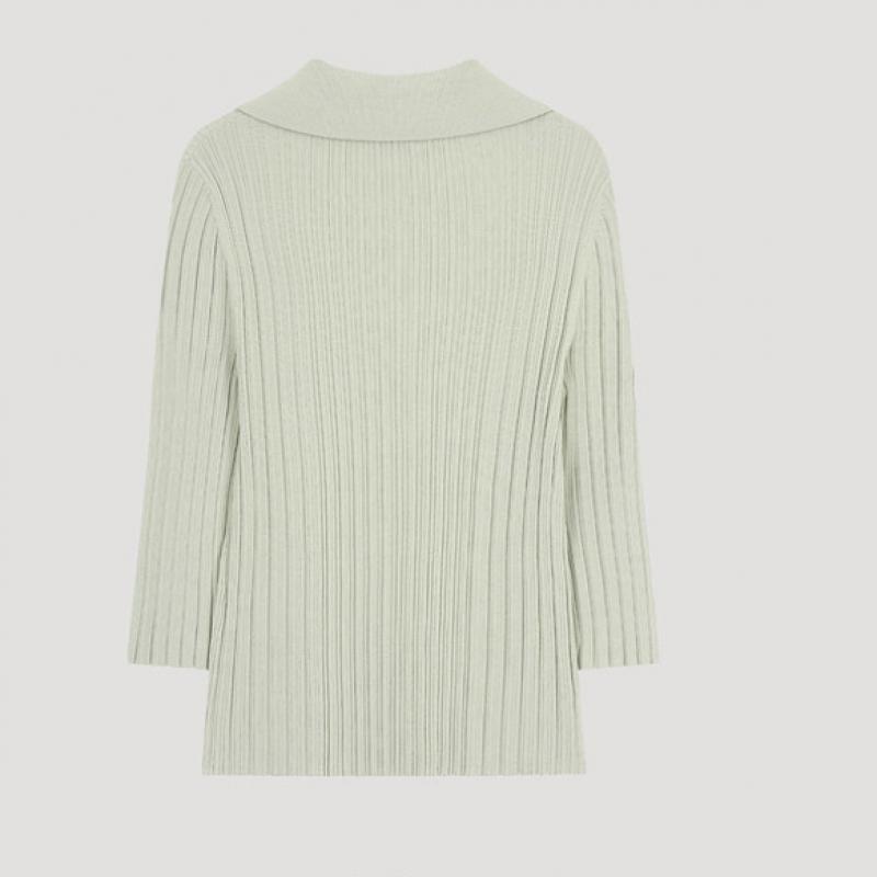 [She S miSS] V-образный воротник, полупуговица, 7 частей, трикотаж SSkpoo11010 Ln