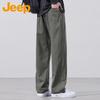 Jeep Men's Retro Loose Fit Straight-Leg Casual Pants