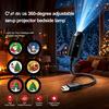 Holiday Projector Lights USB Light for Christmas, Flexible Gooseneck Night Lamp with 6/10/15/20 Projectors Projection Films, LED Ambient Bedroom