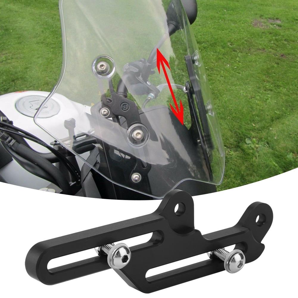 Motorcycle Windscreen Adjusters Windshield Bracket for Honda NC700X   NC750X 2012 2015(Black)