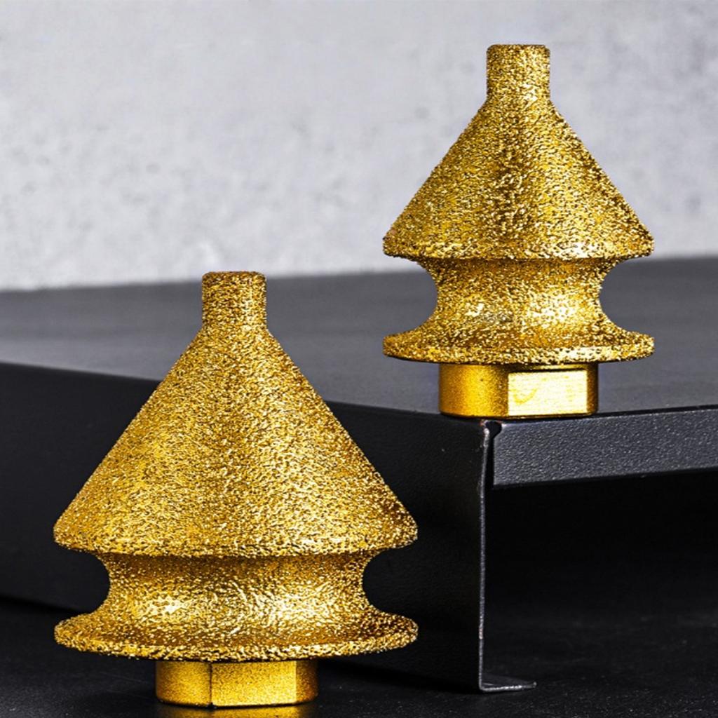 4 In 1 Stone Hole Enlarger Chamfer Bit for Ceramic Marble with M10 Thread for 100 Angles Grinder for Drilling Chamfering