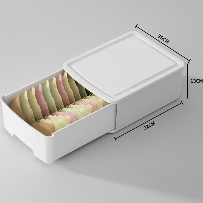 Складные ящики для хранения нижнего белья, ящики для одежды в стиле шкафа, сетки 16/12, носки, трусы, органайзер для одежды, ящик для хранения домашних мелочей