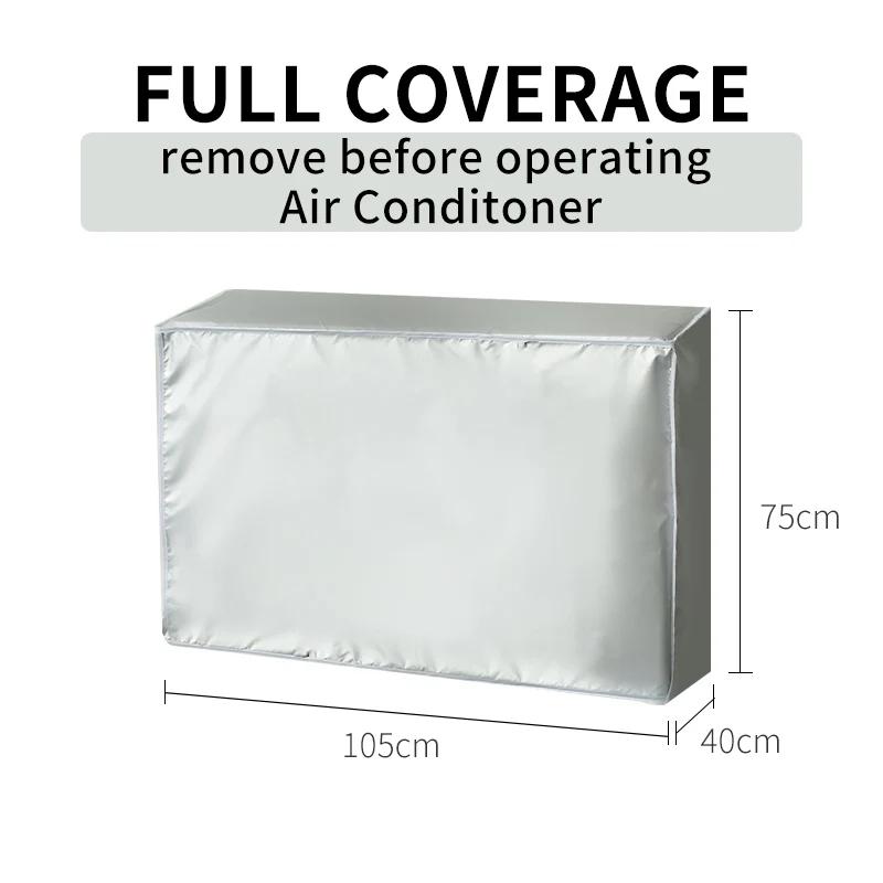 Air Conditioner Waterproof Cover Outdoor Outside Condenser Home Storage Dustproof Sunscreen Front Load Laundry Dryer Covers Case